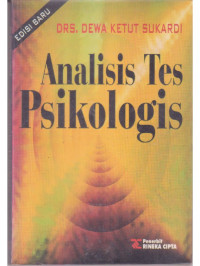 Image of Analisis Tes Psikologis: Dalam Penyelenggaraan Bimbingan di Sekolah