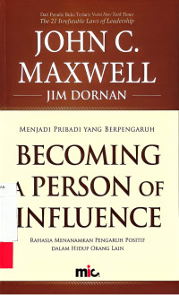 Image of Becoming a Person of Influence