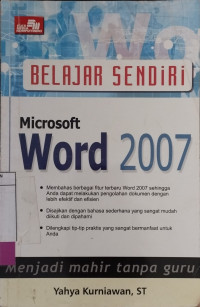 Image of Belajar Sendiri Microsoft Word 2007