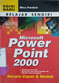 Image of Microsoft PowerPoint 2000