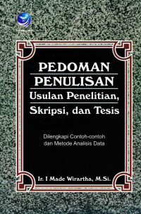 Image of Pedoman Penulisan Usulan Penelitian, Skripsi, dan Tesis